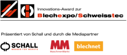 Blechexpo Internationale Fachmesse für Blechbearbeitung BlechexpoAward Beschreibung 01 uai