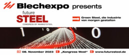 Blechexpo Internationale Fachmesse für Blechbearbeitung FututeSteel 1920x822 03 scaled uai
