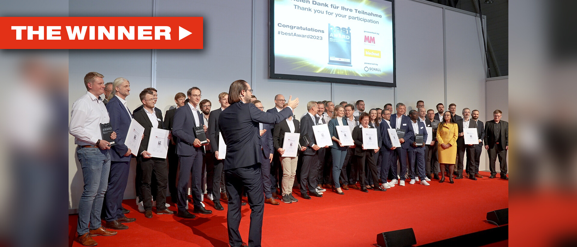 Blechexpo Internationale Fachmesse für Blechbearbeitung Best Award Winner Web uai